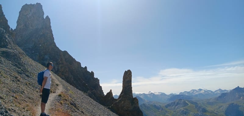 L'Aiguille Percée par les crêtes des Connus - Tignes
