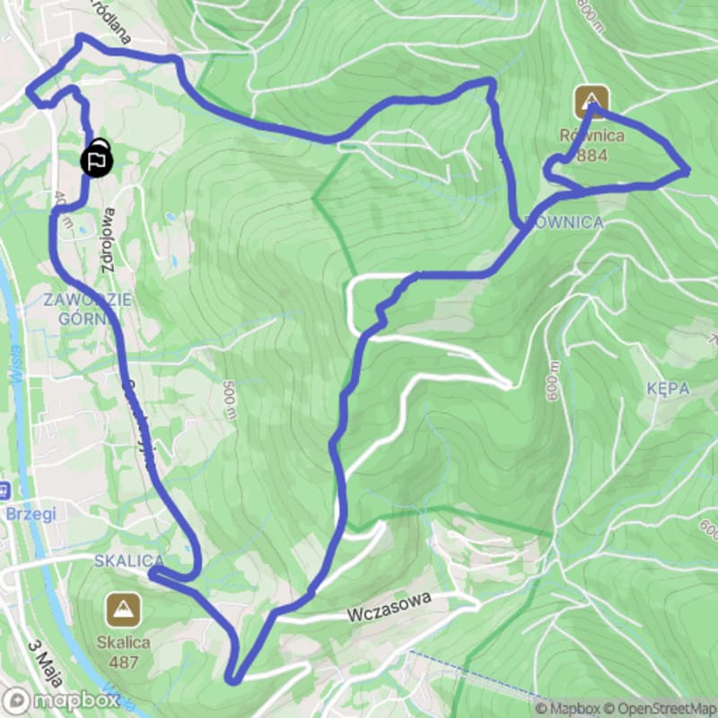 Trudna trasa: Na Równicę (11,6 km, Beskid Śląski) - Ustroń