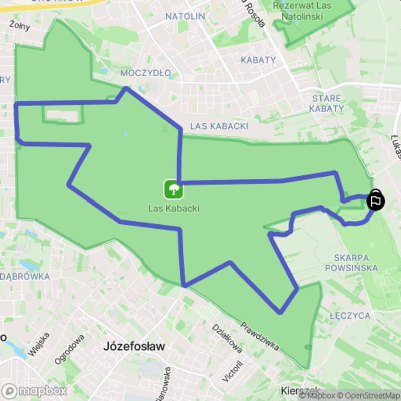 Las Kabacki Hard Hike (15 km, Warszawa) - Warszawa