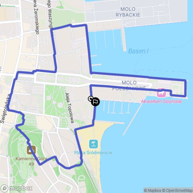 Łatwy 4,2-kilometrowy spacer po Gdyni: Współczesne krajobrazy Henryka Poddębskiego - Gdynia