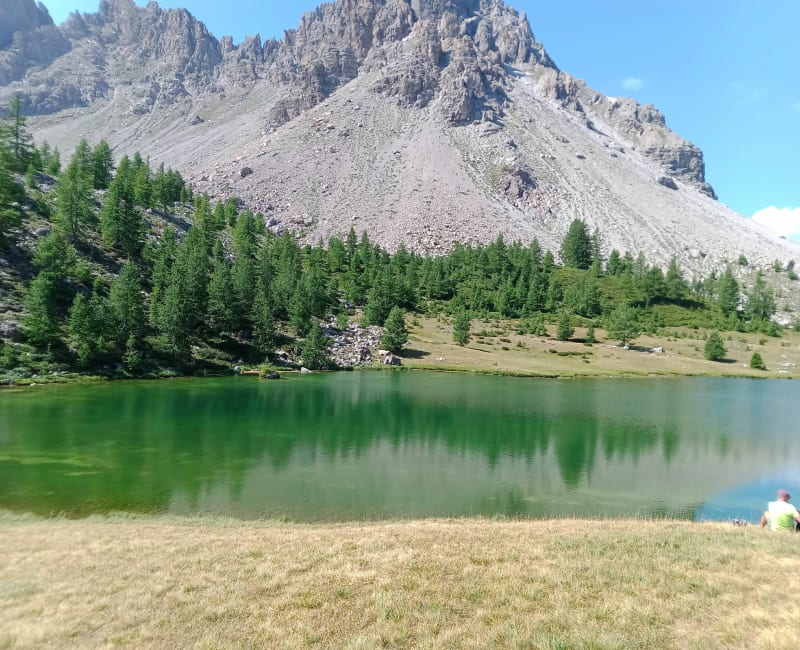 Plan de Phazy, lac du Lauzet, par St-Crépin à VTT - Risoul