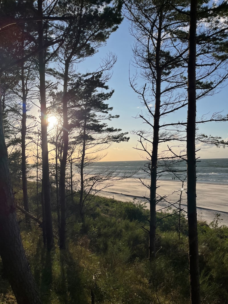 Spacer wzdłuż plaży - Łeba