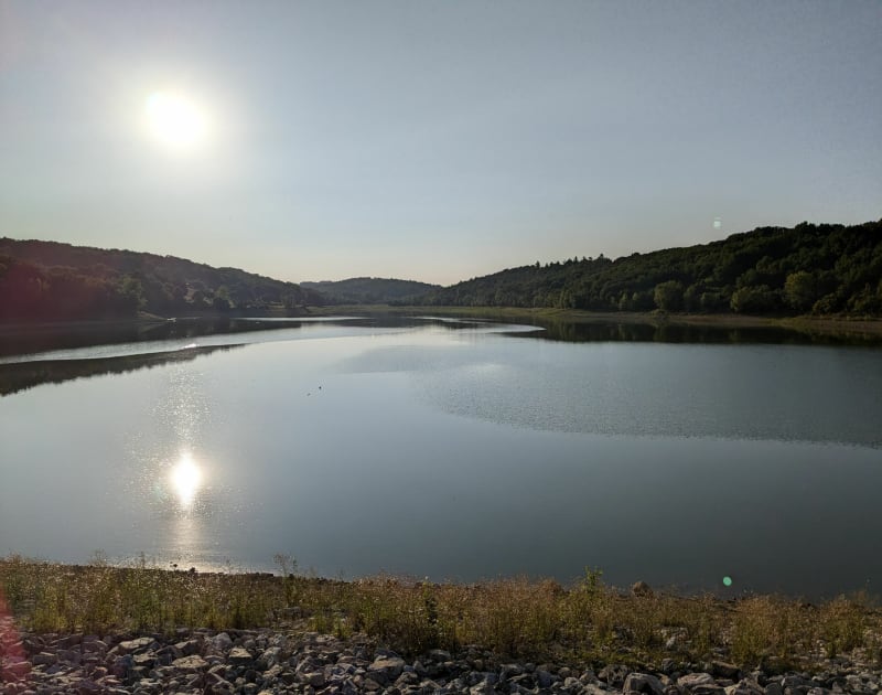 Tour du lac de Savères - Savères