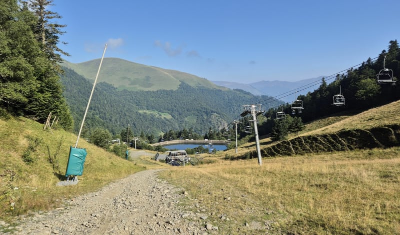 Descente de Superbagnères à Luchon, par Granges de Gourron - Saint-Aventin