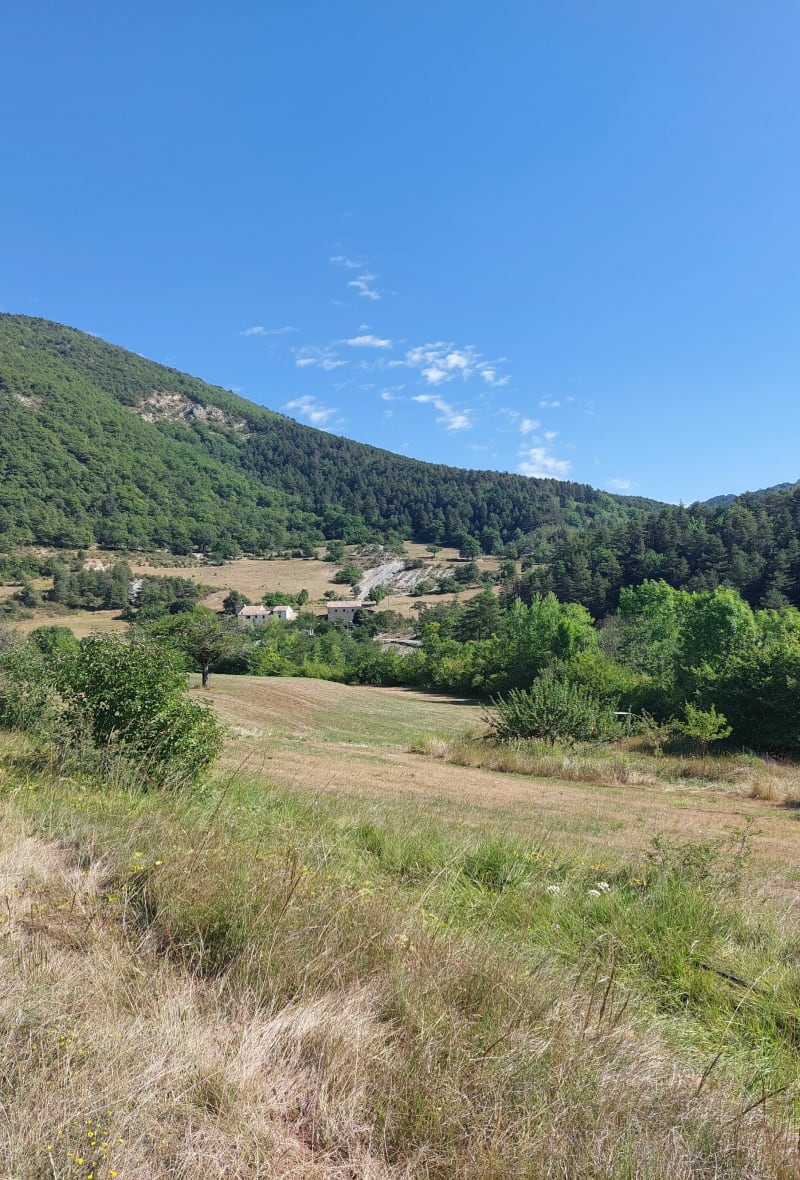 Col de Laval à Entrevaux, col de Féline et route du champs - Ubraye