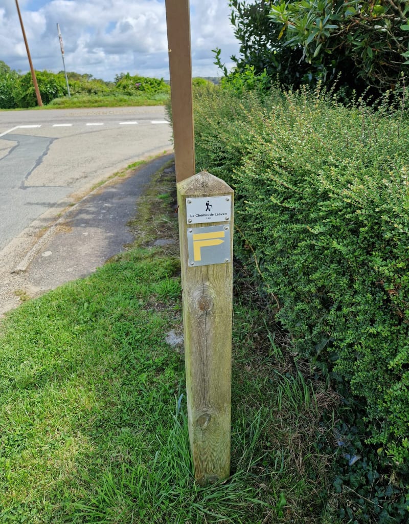 Le chemin de Lesven commune de Gourlizon - Gourlizon