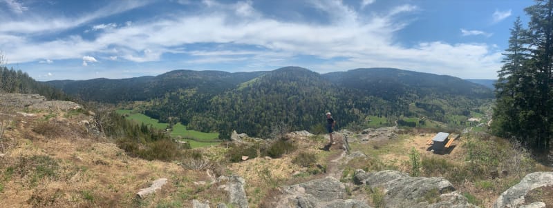 Roche des Ducs au départ de Vagney - Vagney