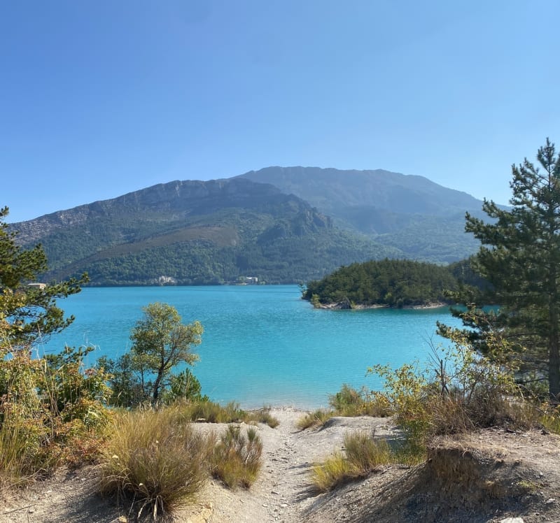 Lac de Castillon depuis Castellane - Castellane