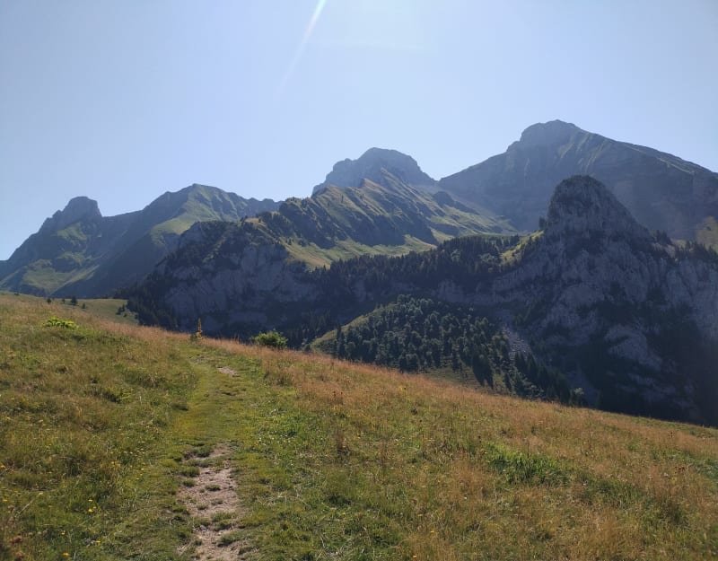 Pic de Jallouvre depuis Cenise - Glières-Val-de-Borne