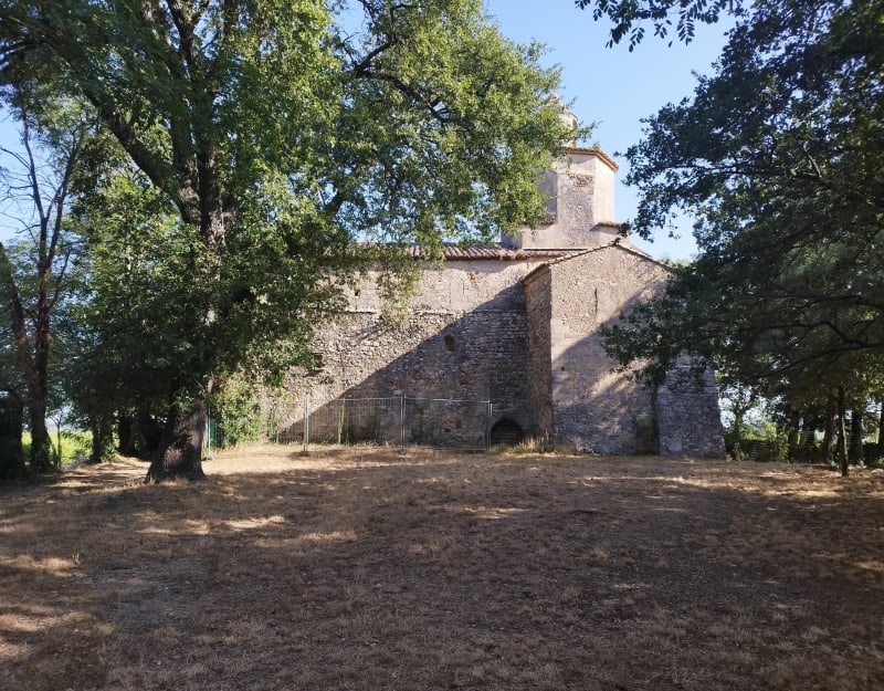 Balade à Saint Victor la Coste son château et sa chapelle - Saint-Victor-la-Coste