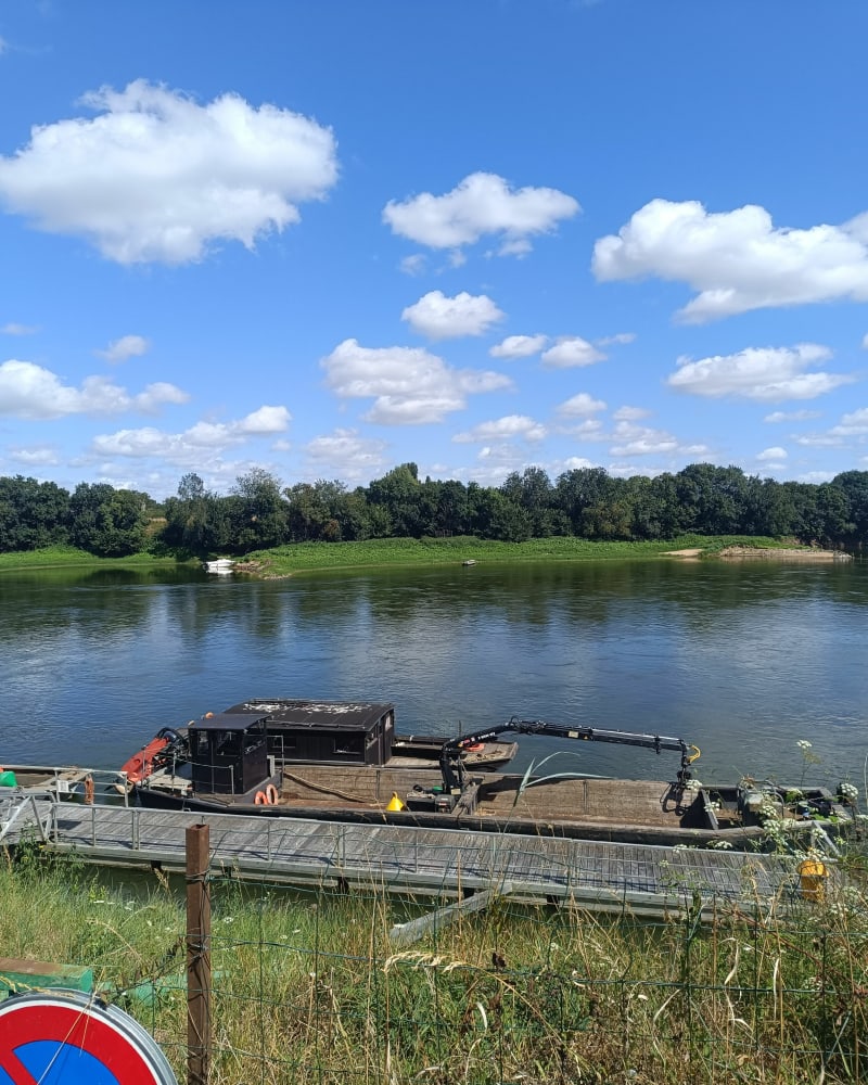 Bord de Loire et four à chaux - Mauges-sur-Loire