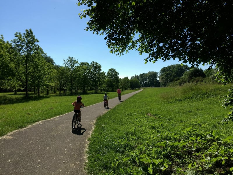 Tour dé vélo au lac de Miribel - Neyron