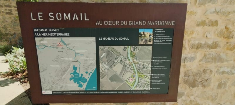 Le Somail, au canal de Jonction - Ginestas