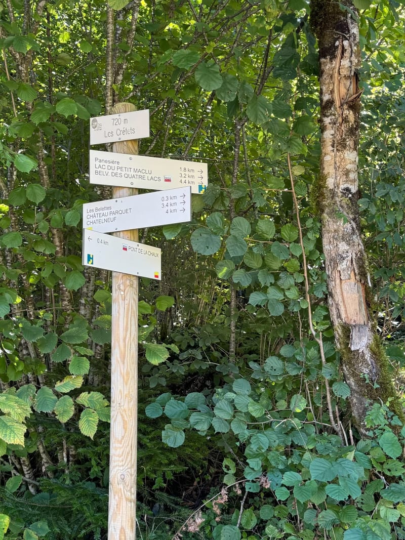 Du Pont de la Chaux au lac du petit Maclu - Chaux-des-Crotenay