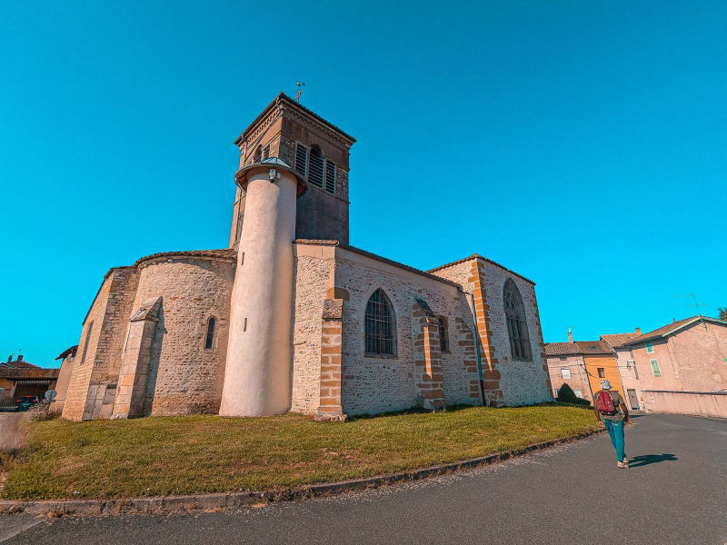 Messimy au château de la Flechère par la Saône - Messimy-sur-Saône