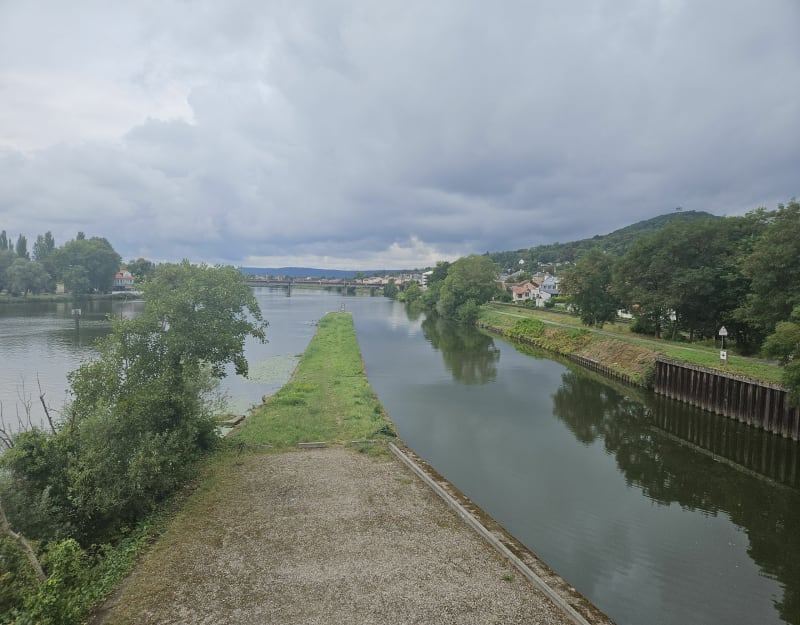 Bord de Moselle et canaux depuis Le Ban-Saint-Martin - Le Ban-Saint-Martin