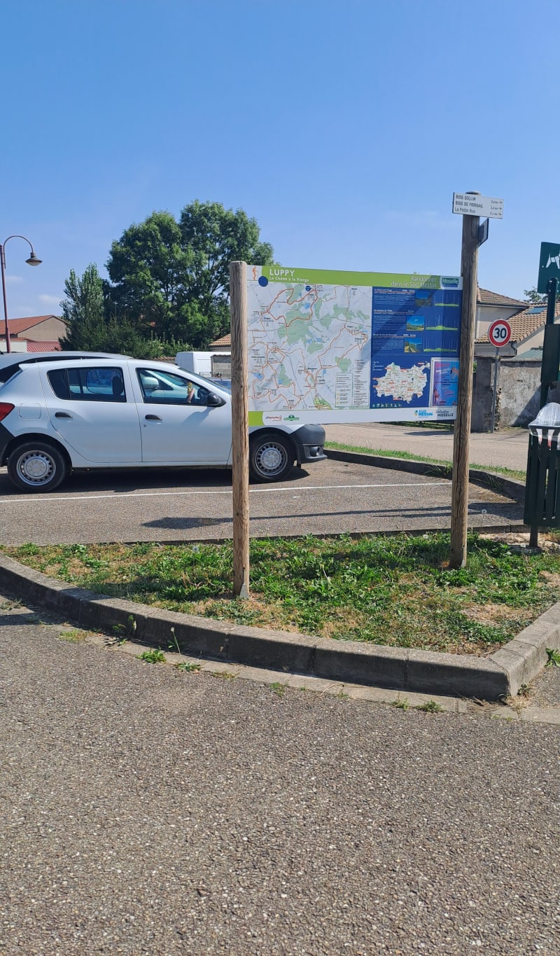 Luppy et Béchy, par le Bois des Saules - Luppy