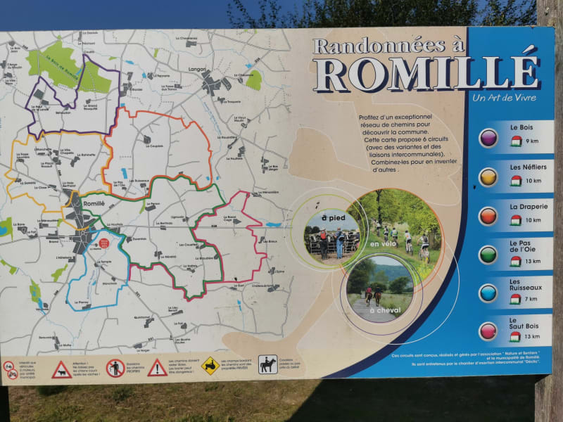 Balade poussette, par la Cocherie - Romillé