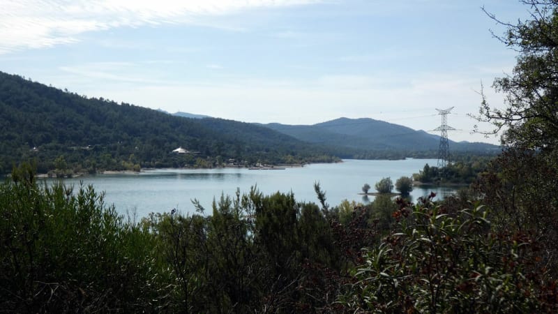Tour ouest du Lac de Saint Cassien - Les Adrets-de-l'Estérel