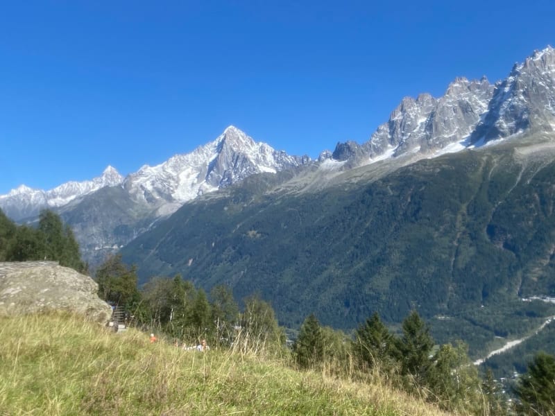 Parc de Merlet depuis le P3 - Les Houches