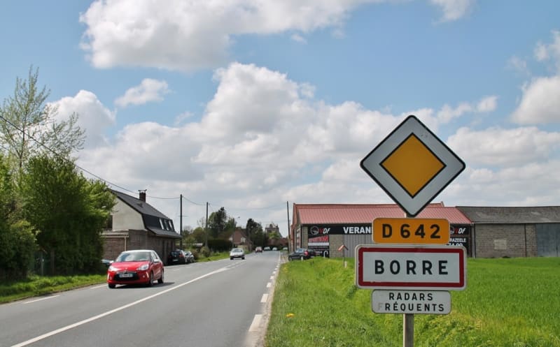 Au départ de Borre - Borre