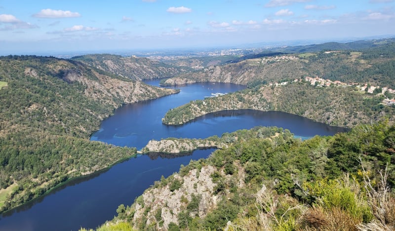 Bords et gorges de La Loire, par Les Révotes - Unieux