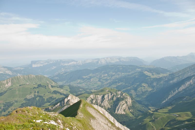 Boucle du Mont Charvin depuis le col de l'Arpettaz - Ugine