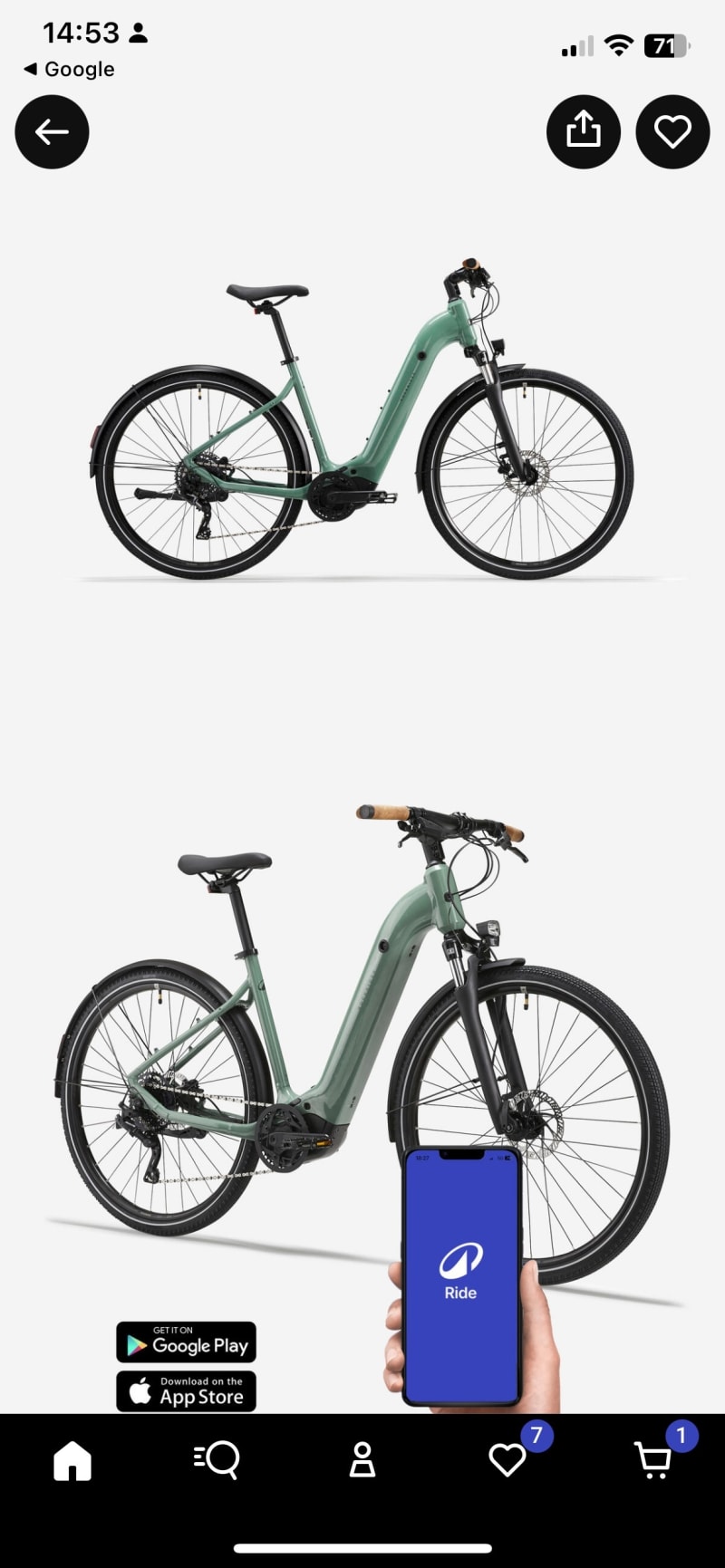 Test vélo électrique - Decathlon Neuville en Ferrain - Neuville-en-Ferrain