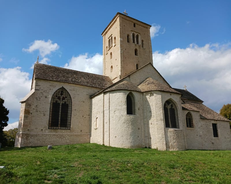 St-Martin à partir du mémorial SAS - Sennecey-le-Grand