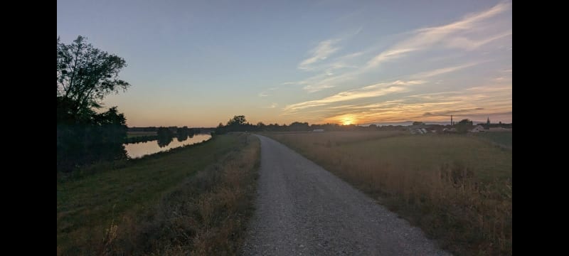 Jolie balade le long du canal et parcours de santé - Erstein