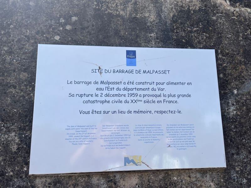 Site de Malpasset - Fréjus