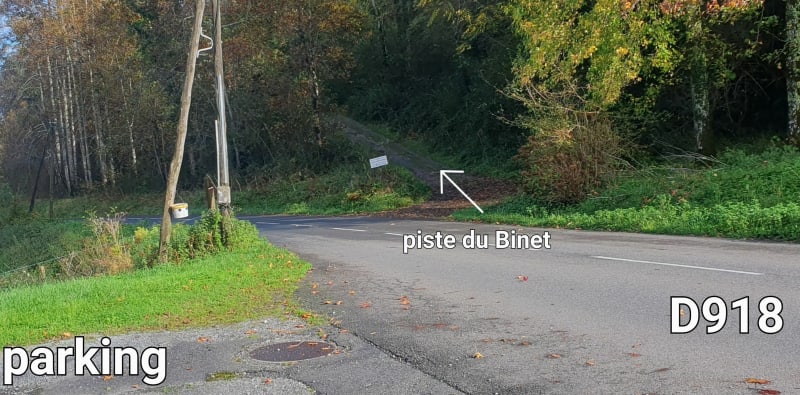 Le Mail Arrouy depuis Saint Christau, - Lurbe-Saint-Christau