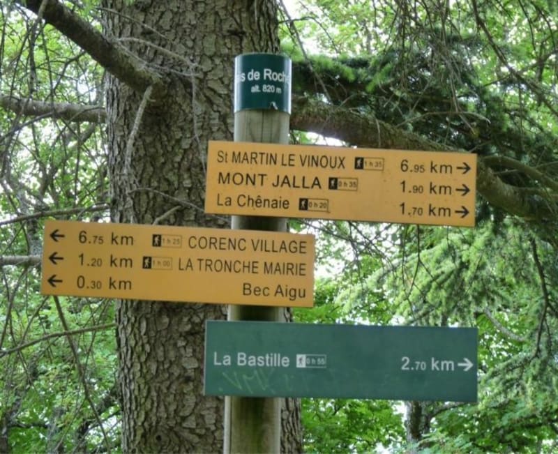 Grenoble/Bastille/relais de Rochebise/La tronche/Grenoble - Grenoble