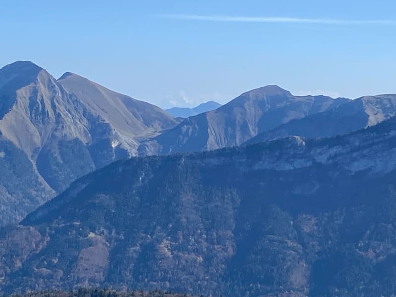 Boucle de la Fulie: alpages, vue panoramique et mont Colombier - Aillon-le-Jeune