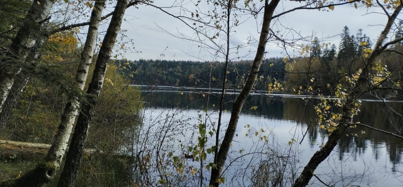 Le tour du lac de Pierre Percée - Pierre-Percée