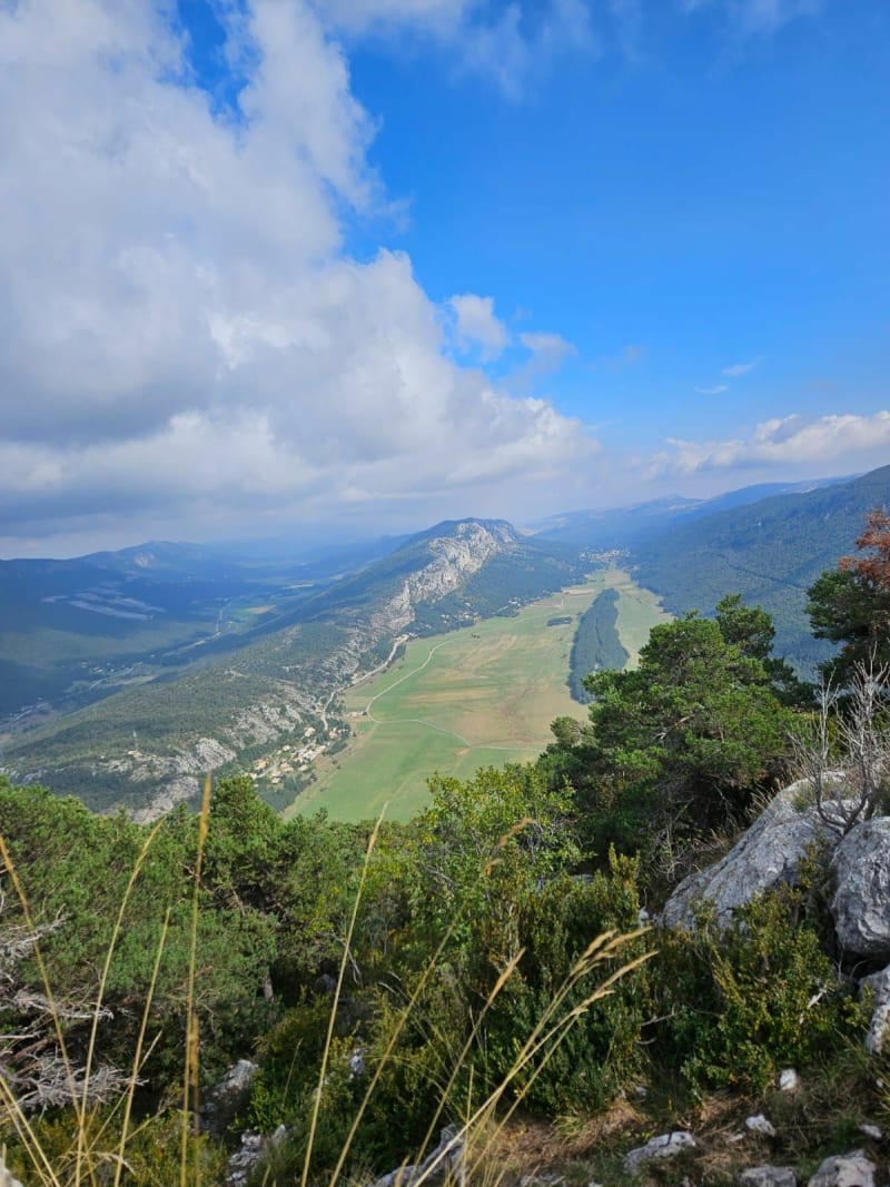 Mont Bauroux depuis le Pas de la Clue - Séranon