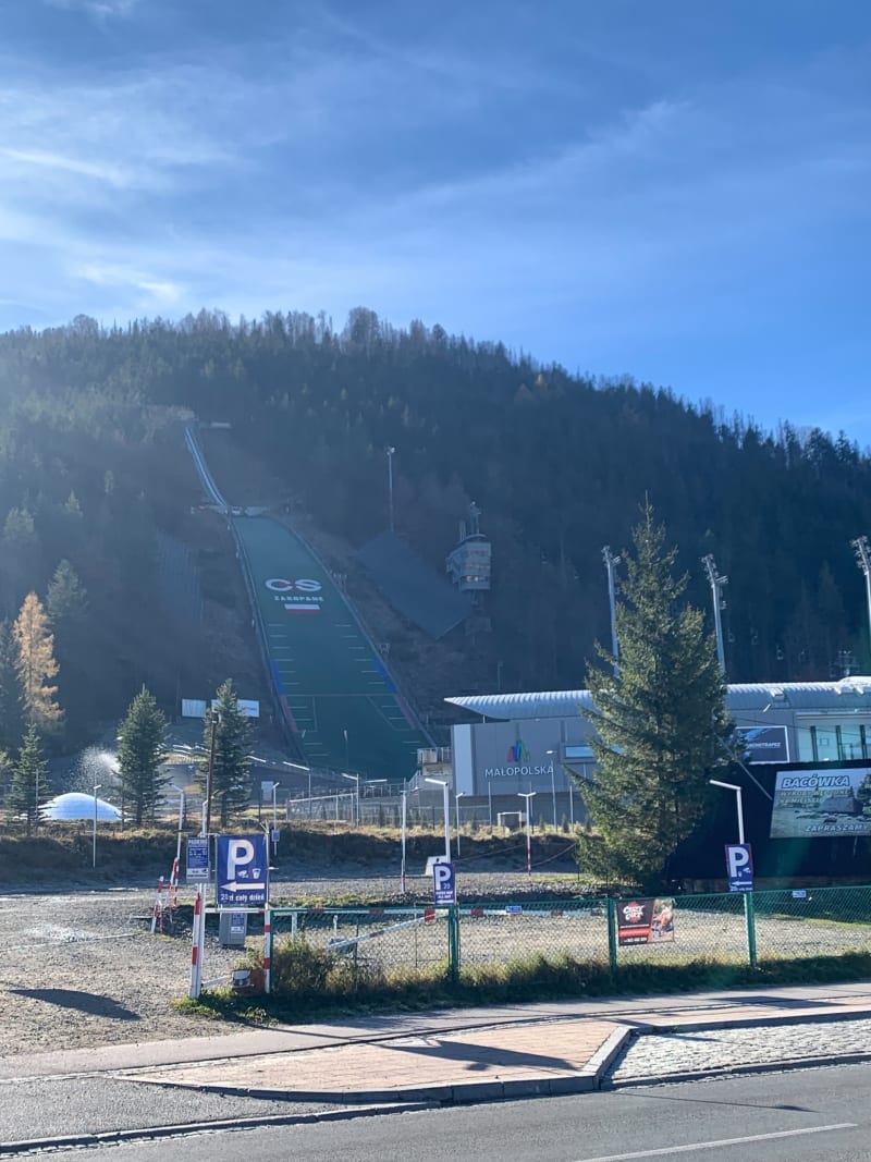 Wielka Krokiew (skocznia), Krupowki oraz zakopiańskie Błonia - Zakopane