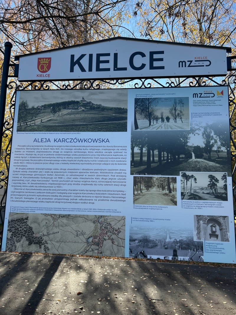 Spacer ulicą Karczówkowską w stronę centrum Kielc - Kielce