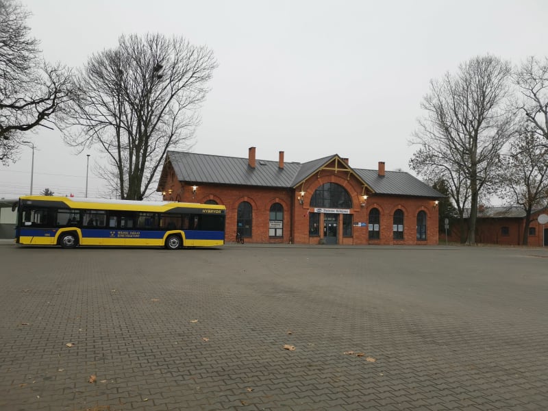 Stacja PKP => do koła Pabianic - Pabianice