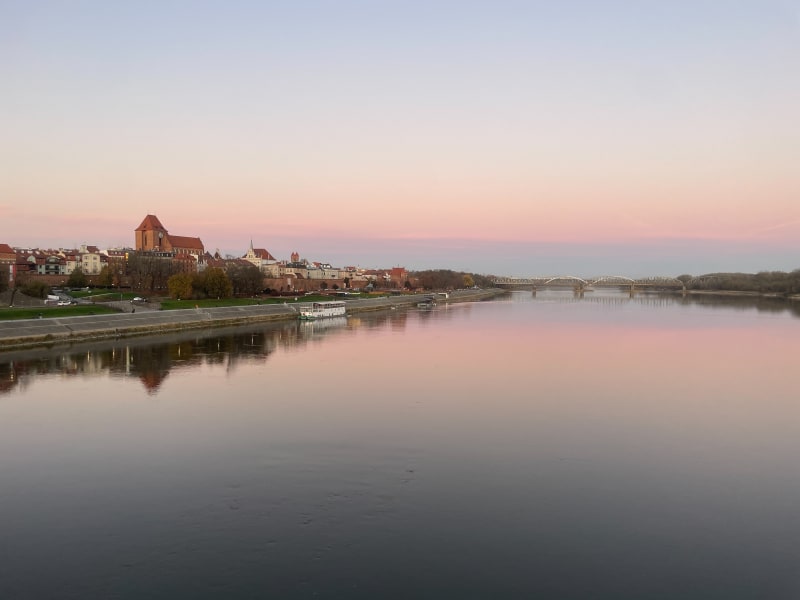 Dwa mosty na Wiśle. - Toruń