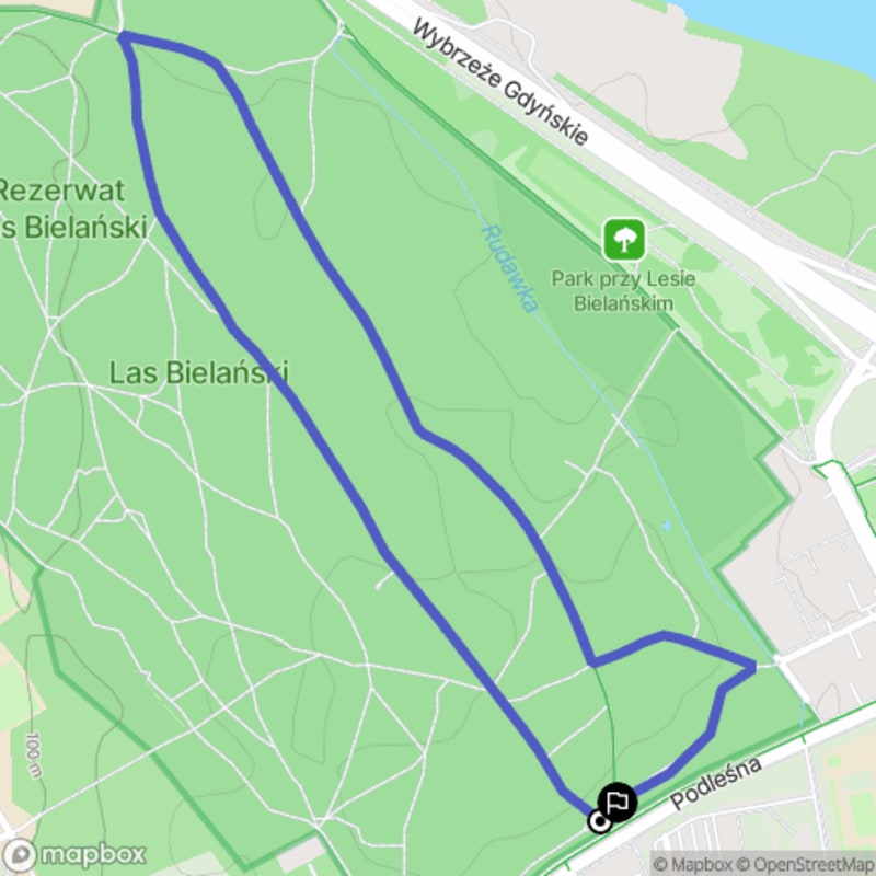 Warszawa Las Bielański ul, Podleśna - Warszawa