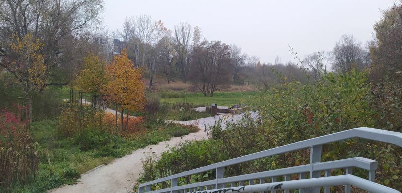 Park nad dolinką Służewiecką - Warszawa