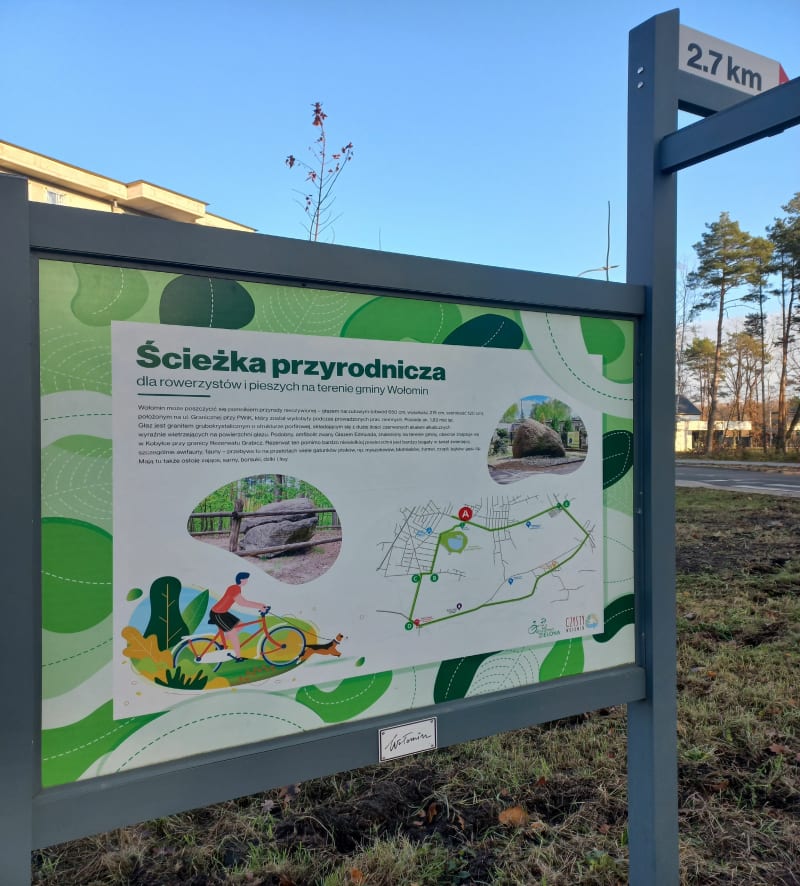 Ścieżka przyrodnicza dla rowerzystów i pieszych - Wołomin