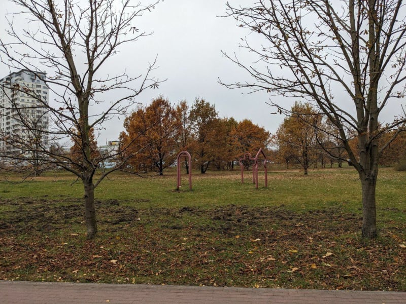 Poranny spacer w parku Reagana - Gdańsk