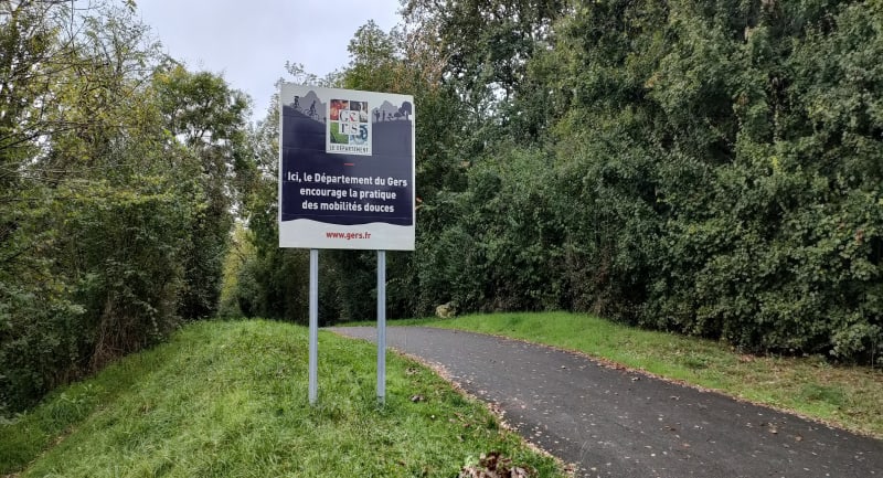 Condom - Lagraulet-du-Gers en aller-retour sur la voie verte - Condom