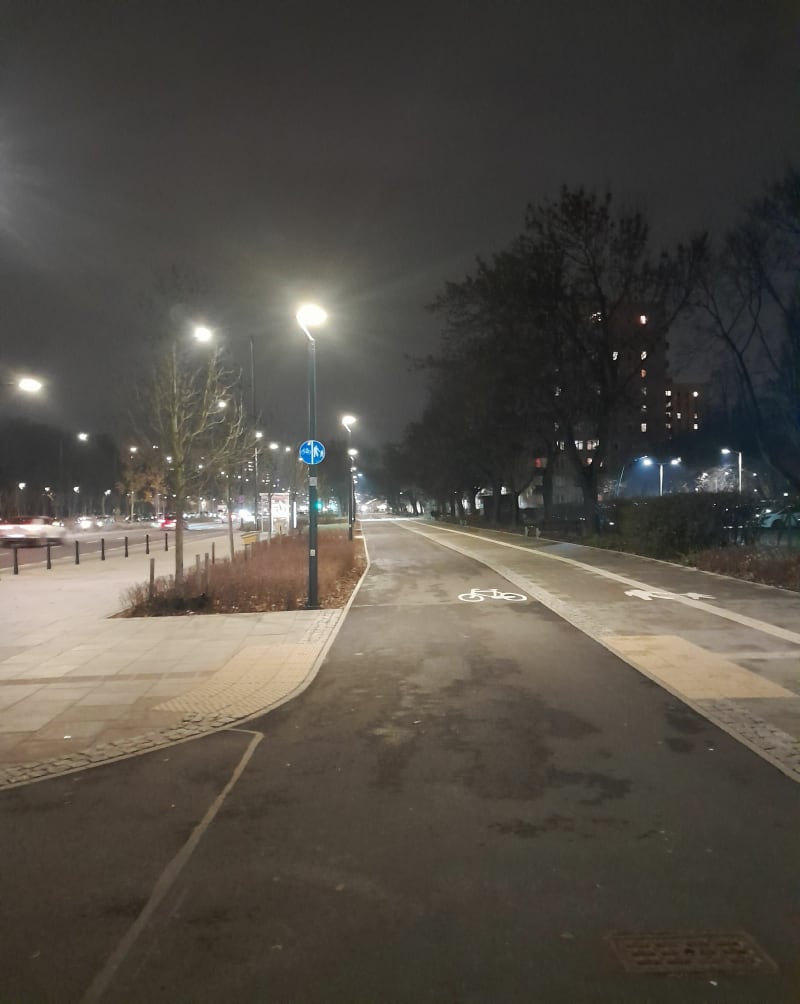 Pętla drogą rowerową po Bródnie - Warszawa