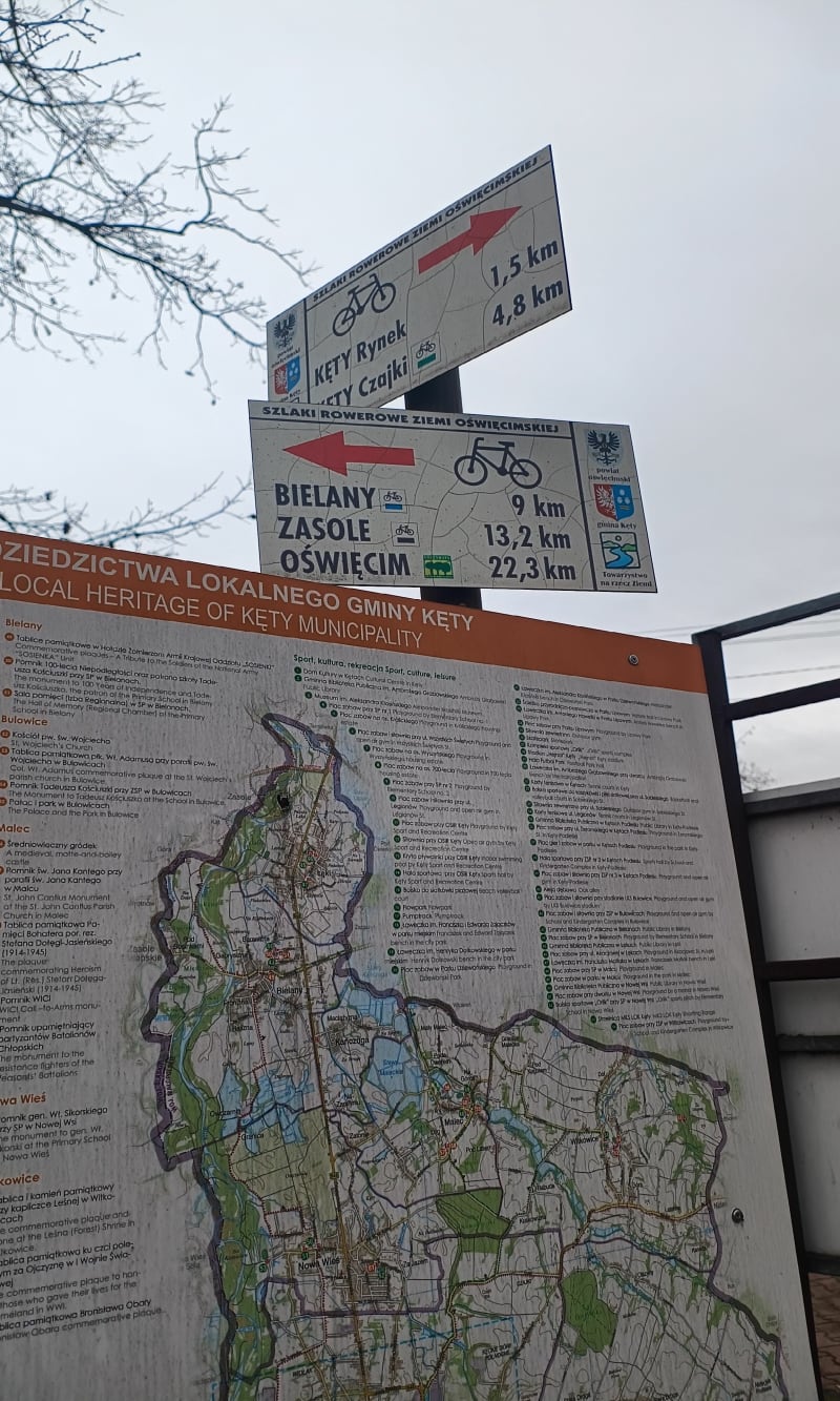 Trasa biegowo rowerowa, Kęty - Kęty