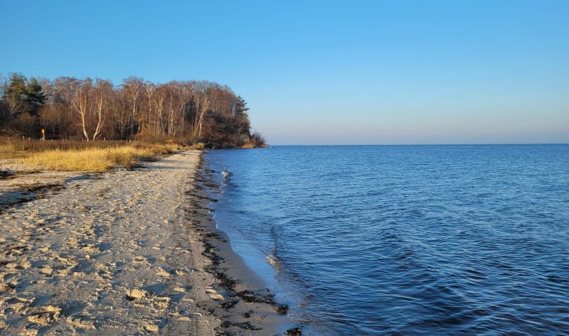 Osłonino: molo i klif - Osłonino