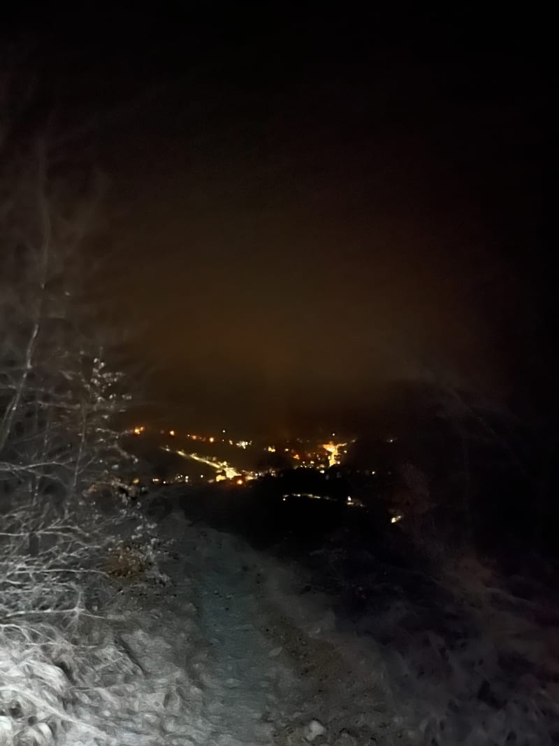 Andrzejówka nocą - Rybnica Leśna