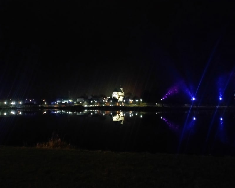 Szlak wokół siemiatyckiego zdlewu nocą - Siemiatycze